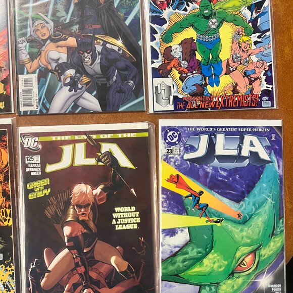Lot of 12 Dc comics  JLA; syndicate rules, odyssey, throne of anlantis, gods and - Picture 4 of 6